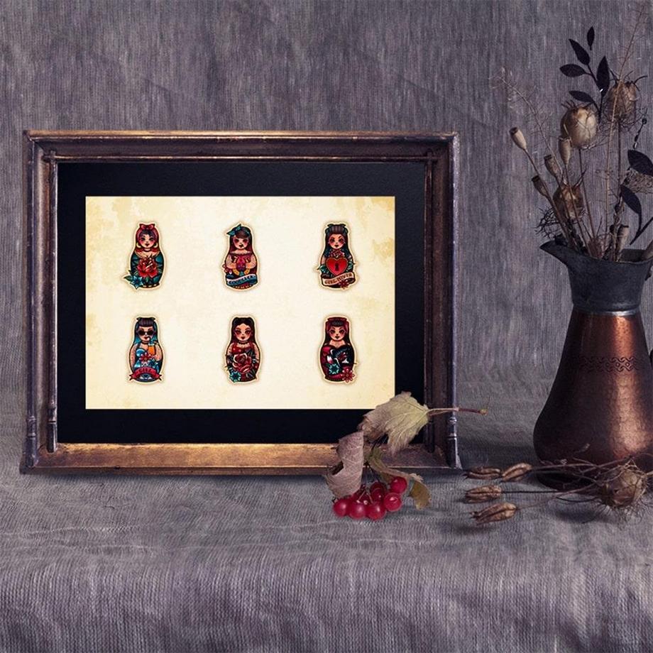 Gameloot Aufkleber - Retro-Motive - 100 Stk  