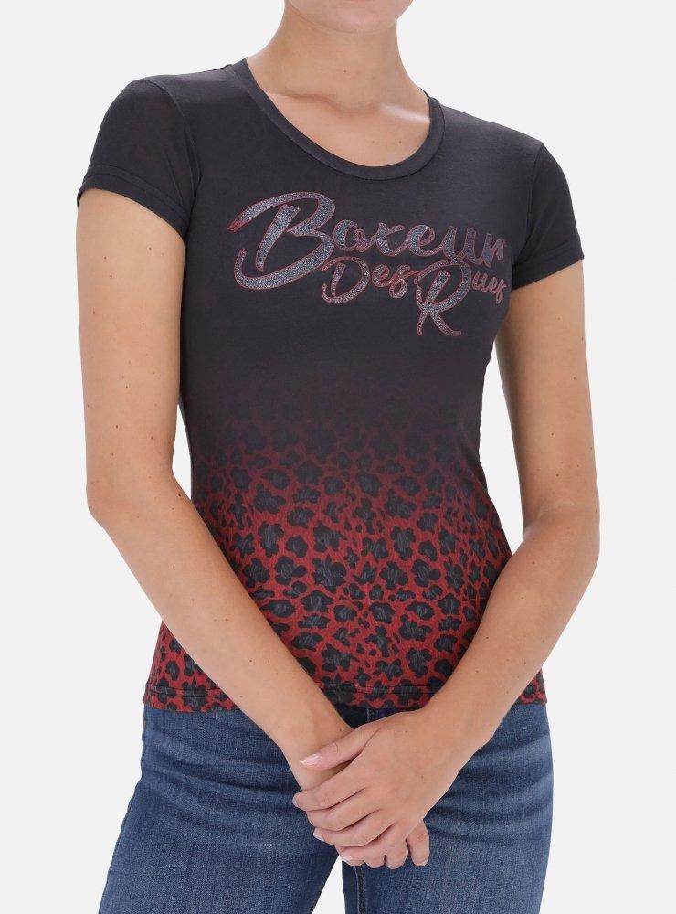 Image of Gradient Printed T-shirt Unisex Schwarz L