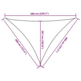 VidaXL Voile d'ombrage  