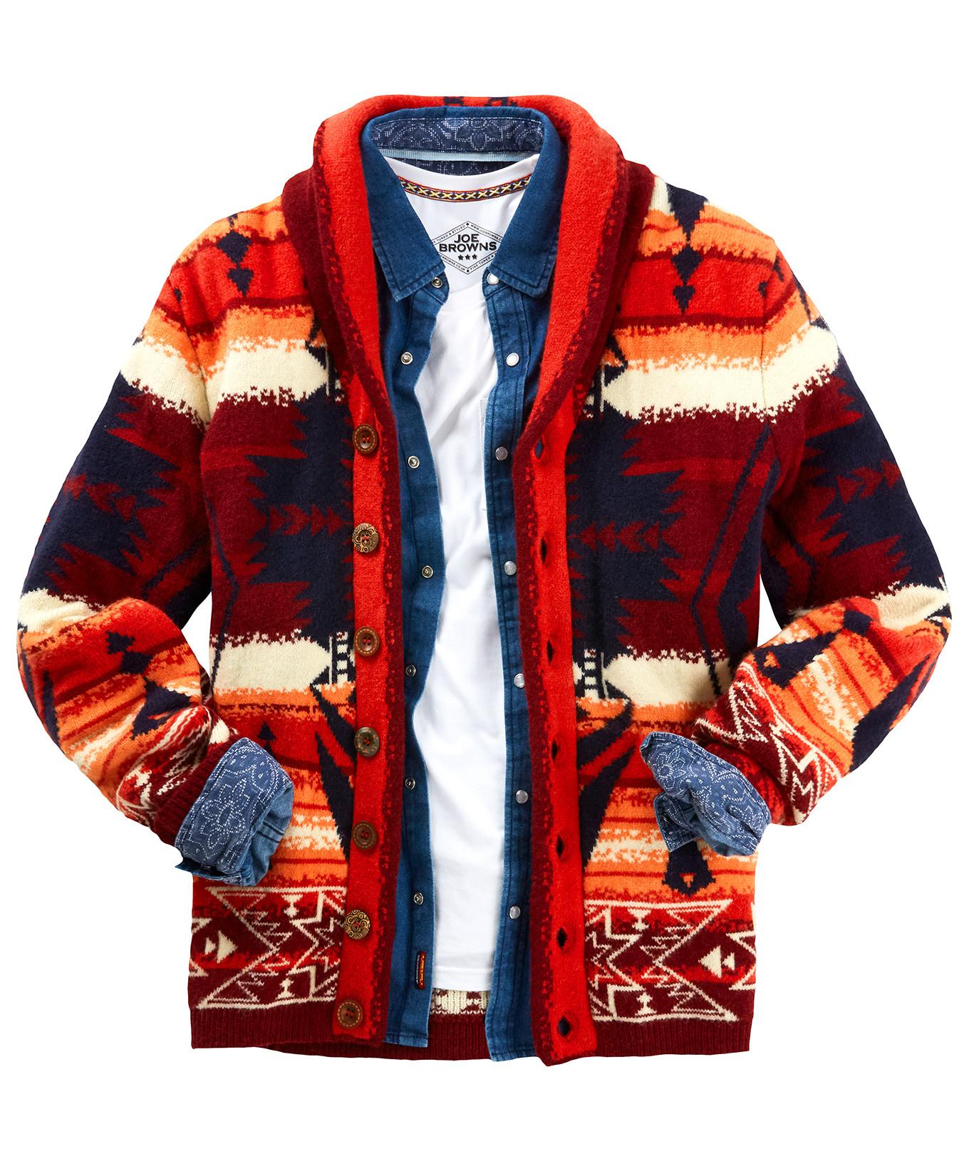 Joe Browns  Strickjacke mit Aztekenmuster 