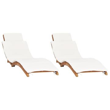 Chaise longue teck