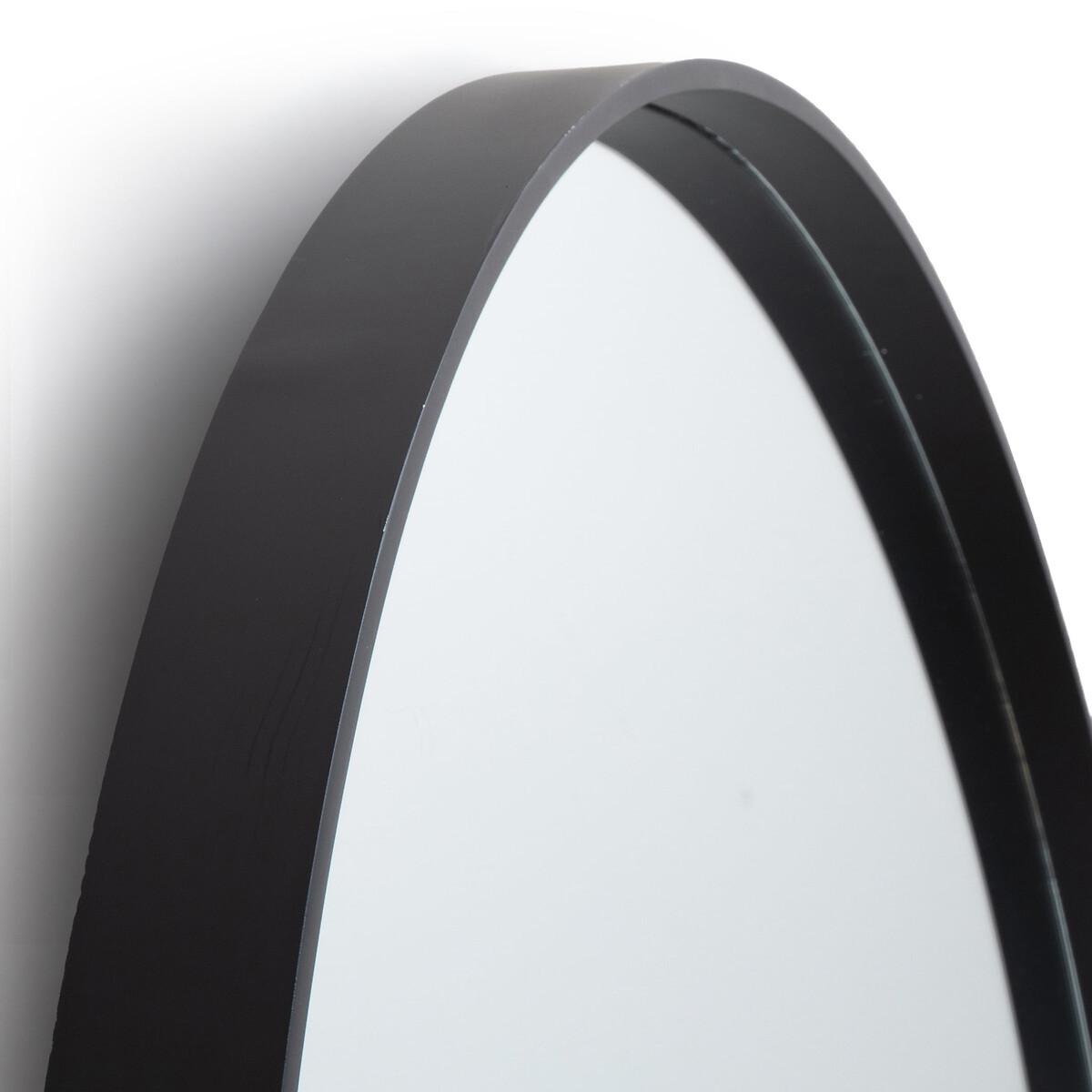 La Redoute Intérieurs Miroir rond noir Ø100 cm  