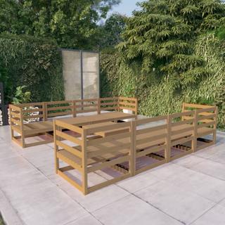 VidaXL Ensemble de meubles de jardin bois de pin  