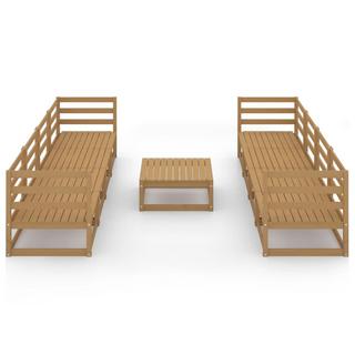 VidaXL Ensemble de meubles de jardin bois de pin  