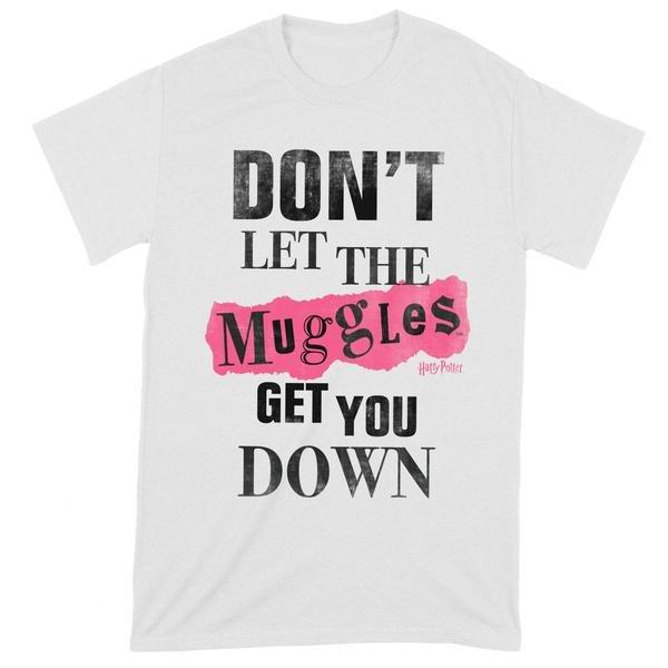 Image of Muggles Clippings Tshirt Damen Weiss XL