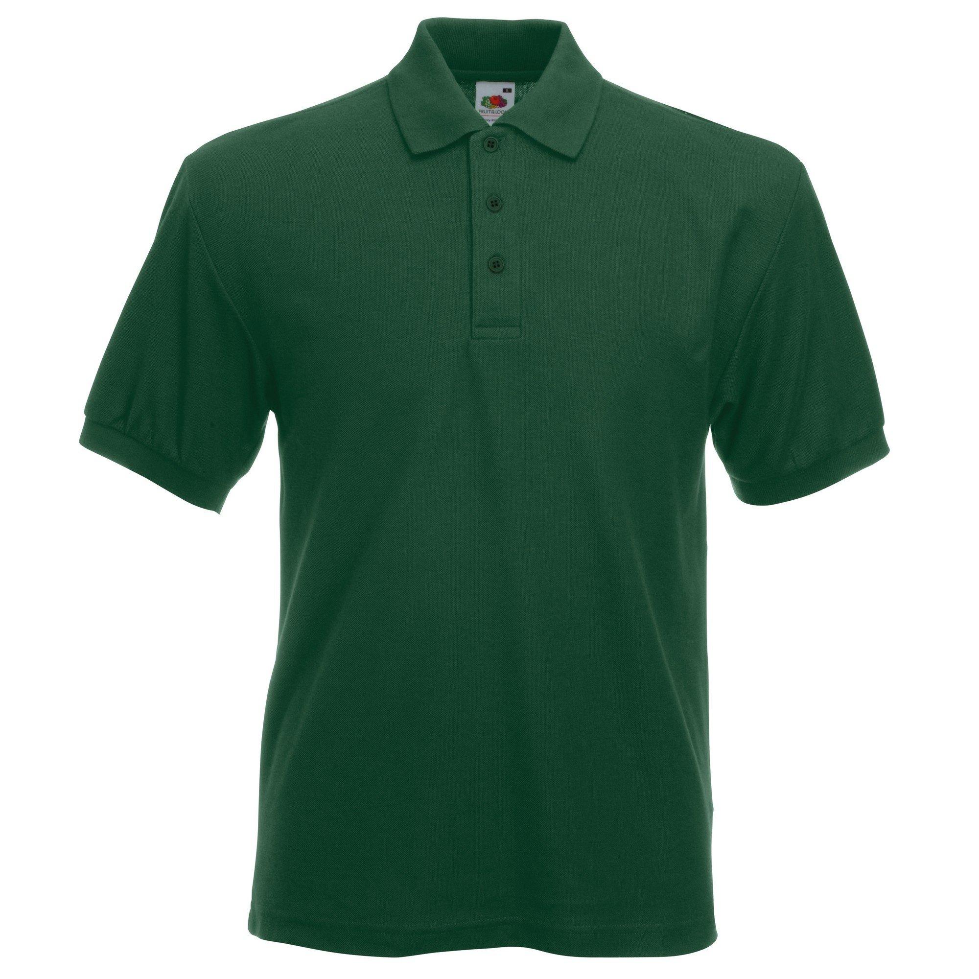Image of 6535 Piqué Poloshirt, Kurzarm Herren Grün XXL