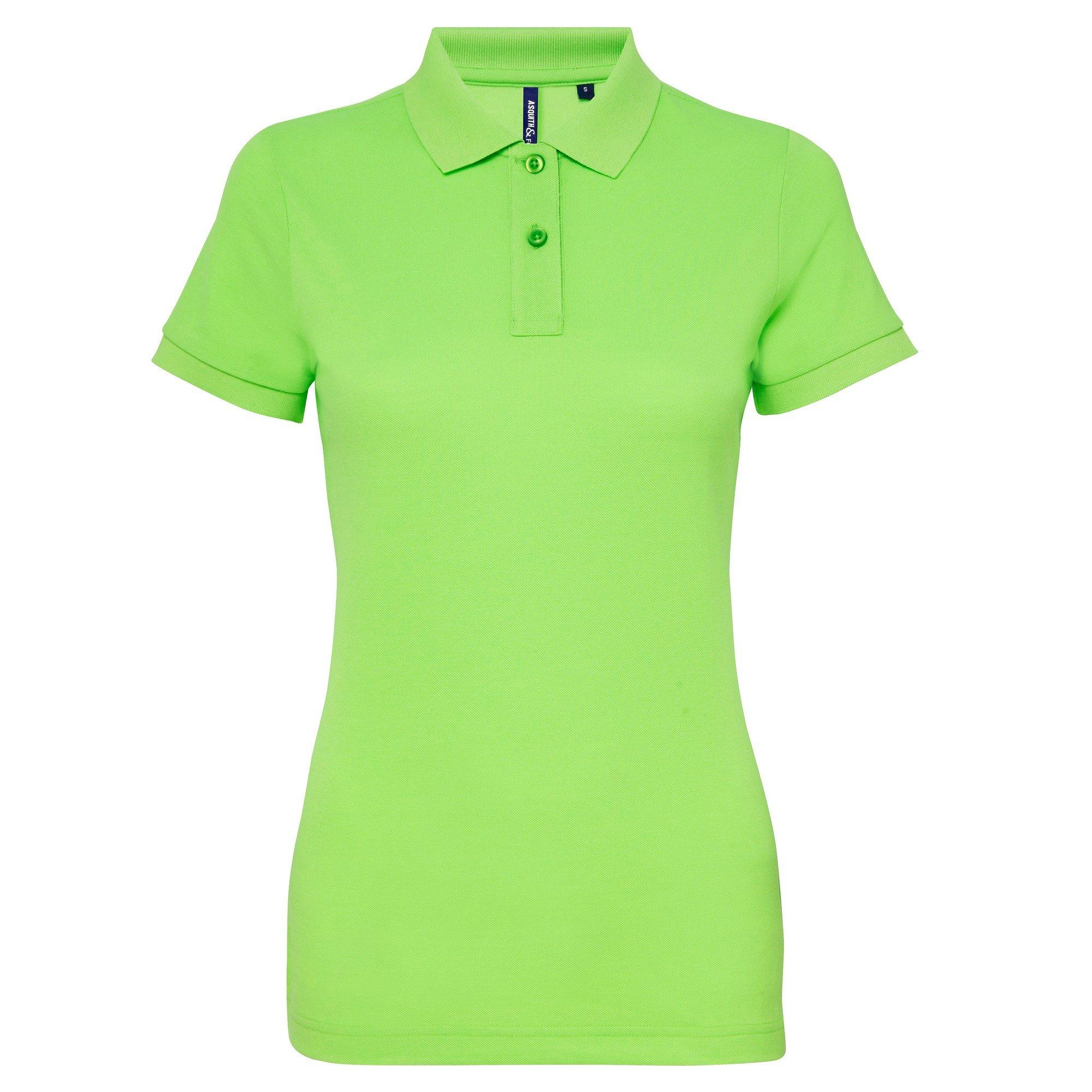 Image of Kurzarm Polo Shirt Damen Grün M