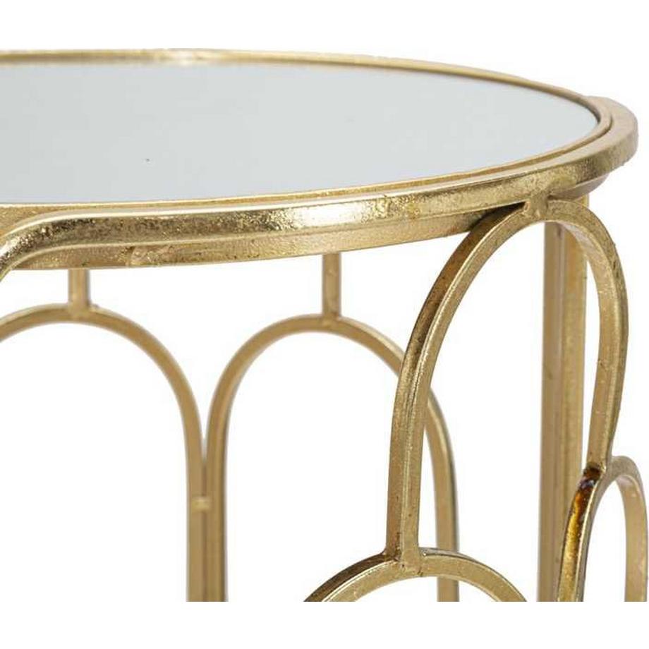 mutoni Table d'appoint Arty ronde (Ensemble de 2)  