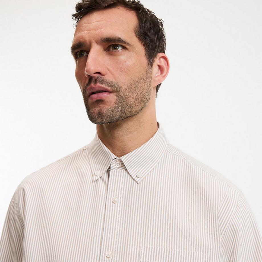 La Redoute Collections Chemise Oxford droite rayée  