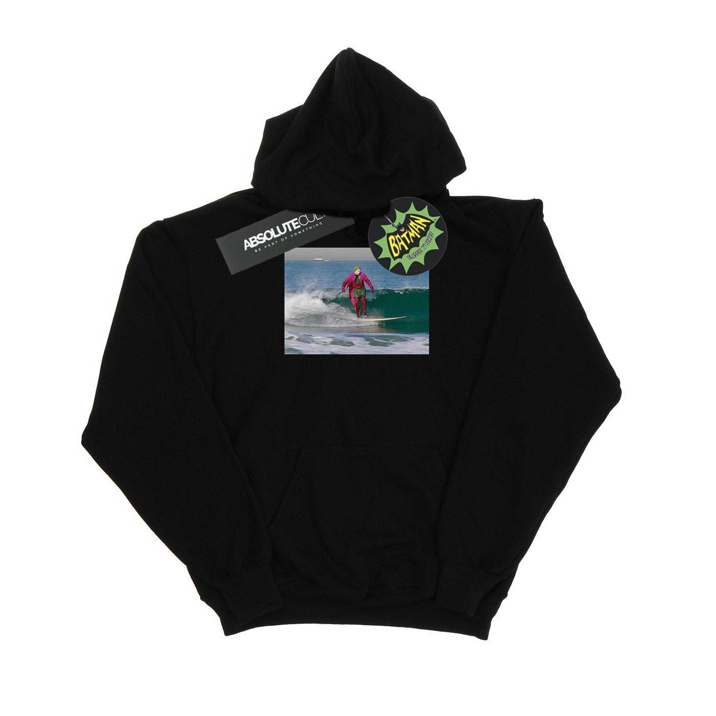 Image of Batman Tv Series Joker Surfing Kapuzenpullover Damen Schwarz XL