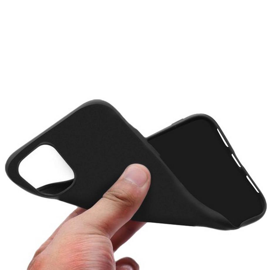 Avizar  Coque iPhone 11 Fine en Silicone Noir 