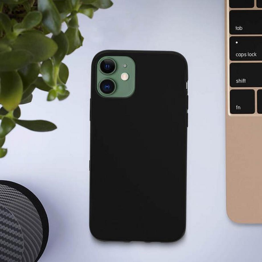 Avizar  Coque iPhone 11 Fine en Silicone Noir 
