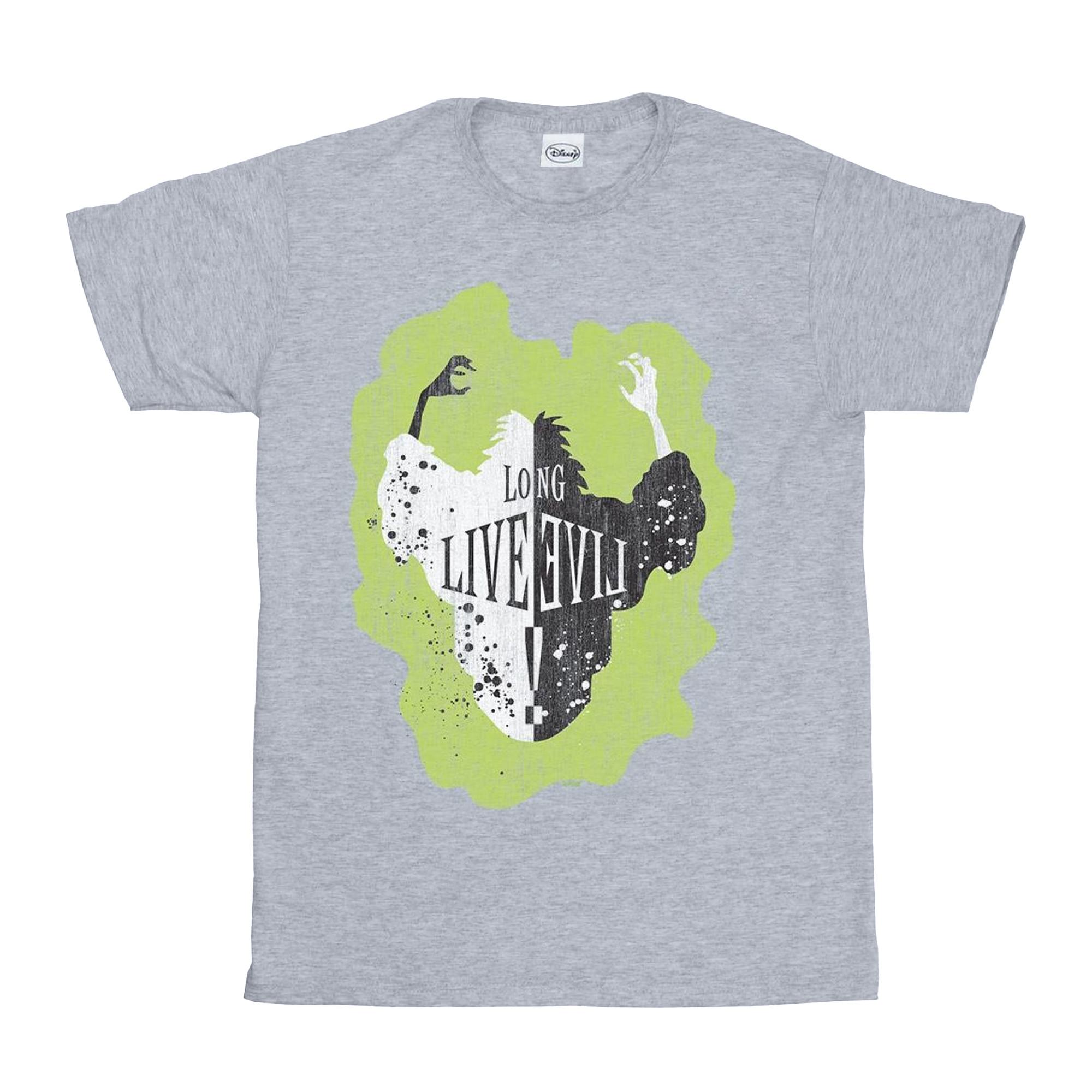 Image of The Descendants Cruella Long Live Tshirt Unisex Grau 140/146