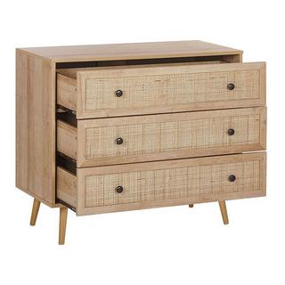 Beliani Cassettiera 3 cassetti en Pannello di fibre (LDF) Retrò PONCA  