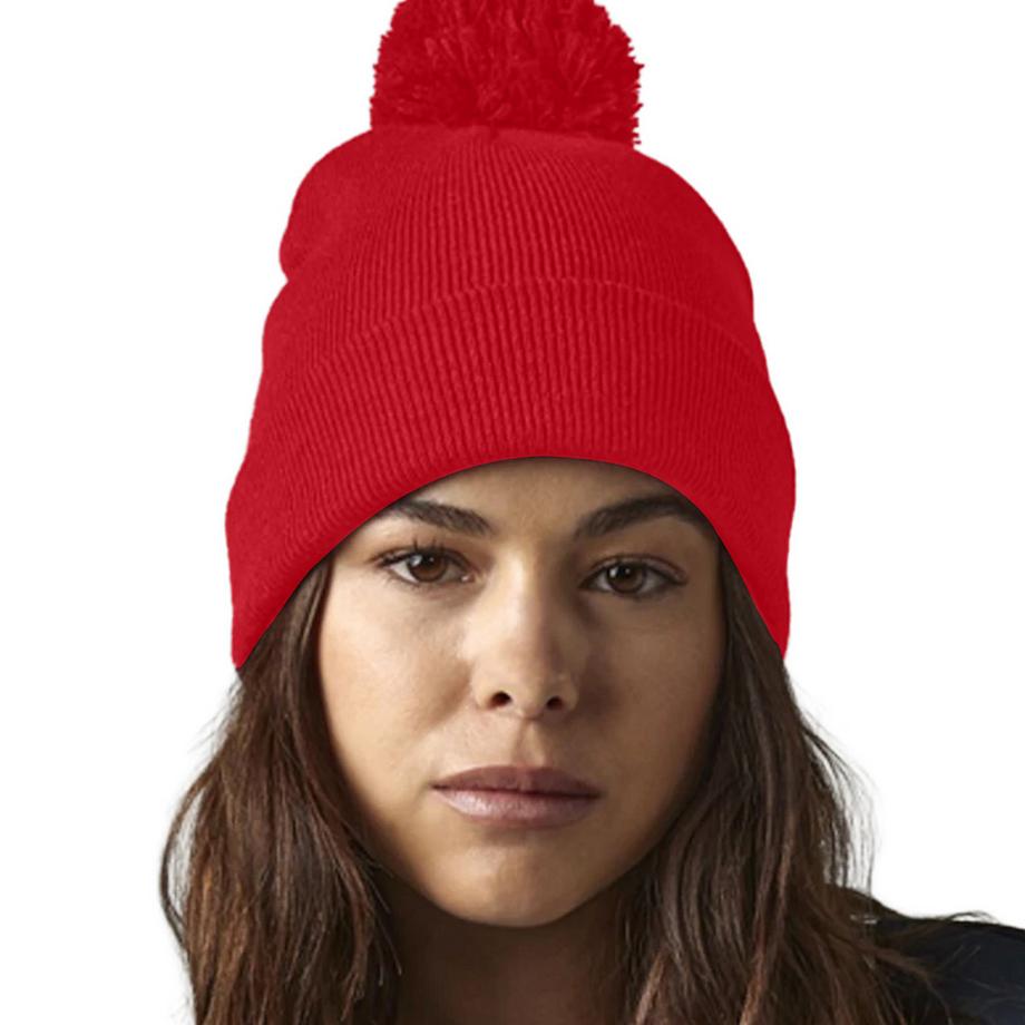 Beechfield Original Mütze mit Pom Pom  