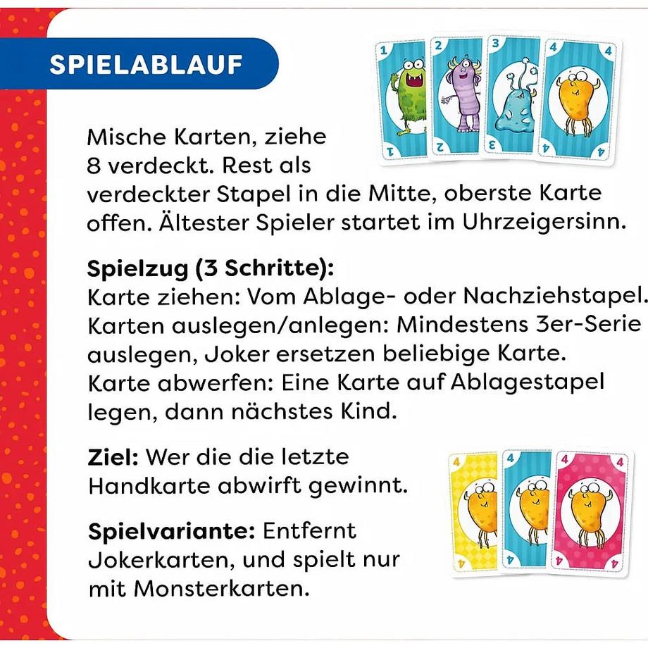 HABA  Monster Rommé 