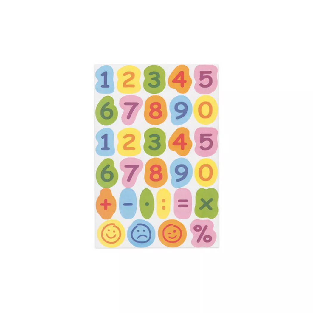 elco – Etiketten Zahlen 1 2 3 74644.99 Creative Kids, One Size, Multicolor