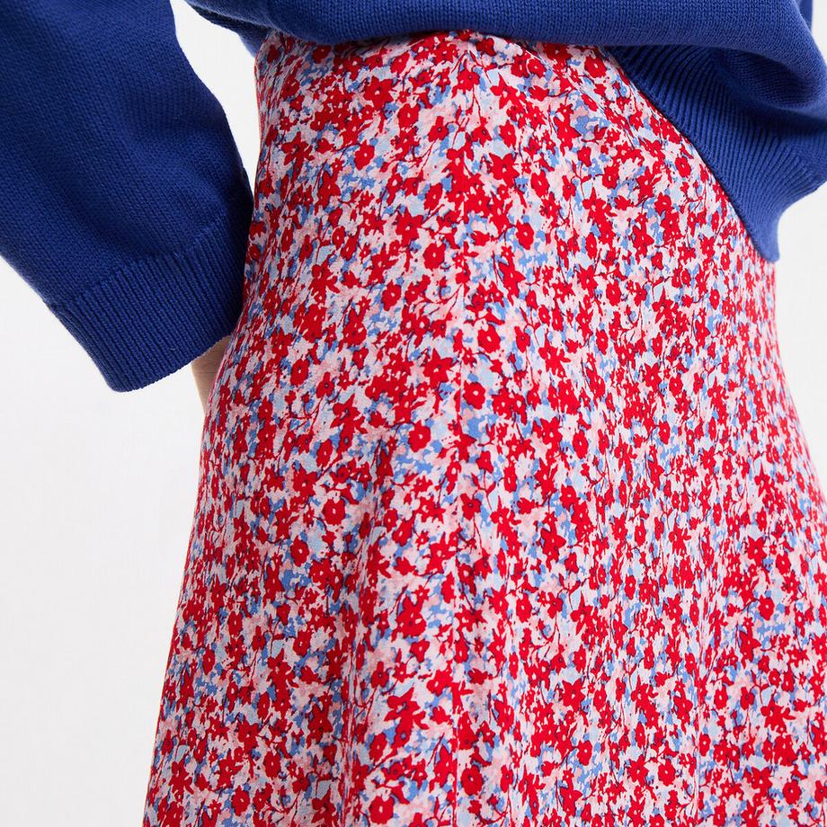 La Redoute Collections Jupe Longue Évasée Fleurie  