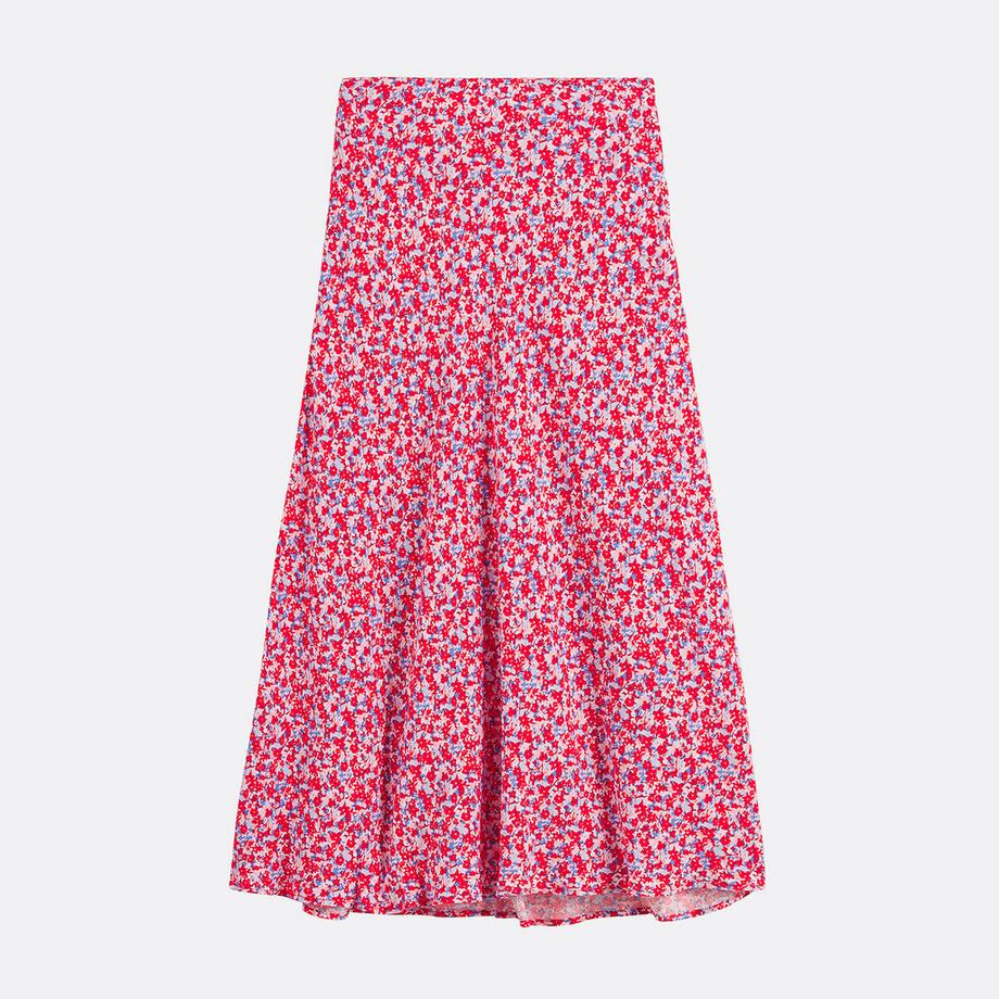 La Redoute Collections Jupe Longue Évasée Fleurie  