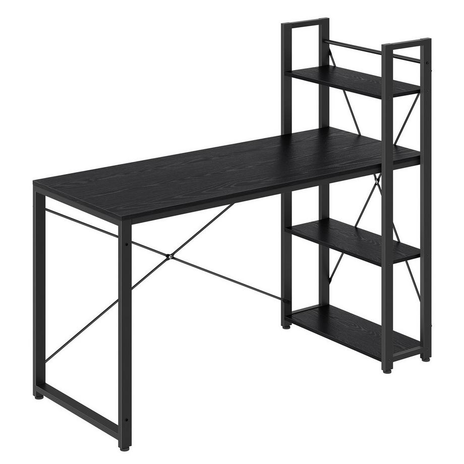 Pricenet  Bureau d'ordinateur flexible avec étagère réglable 