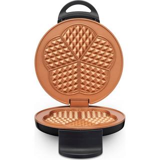 Trisa Electronics Trisa Electronics Retro Waffles 5 waffle 800 W Beige, Nero  