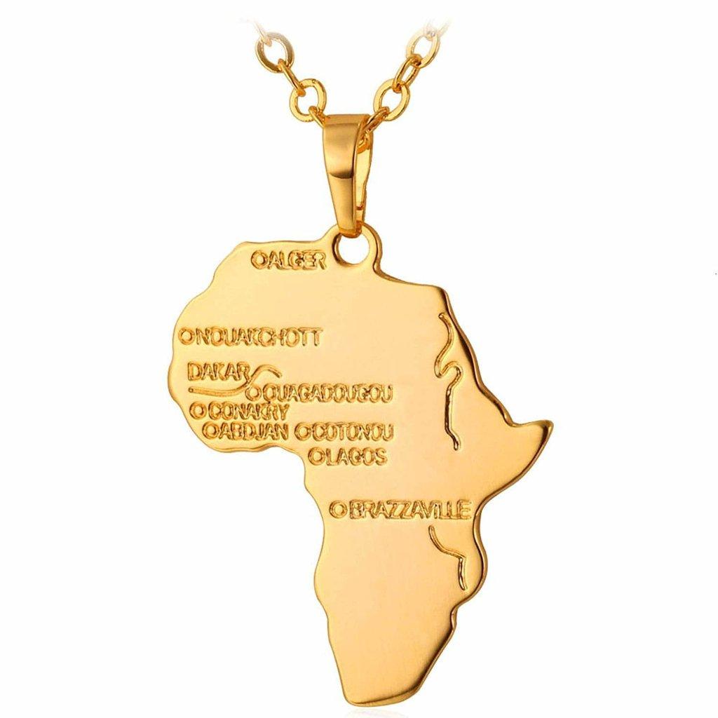 Image of U7 Afrika Halskette - Gold Unisex ONE SIZE