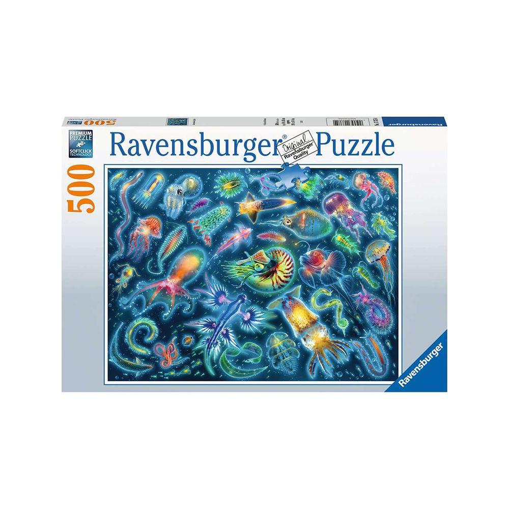 Image of Puzzle Farbenfrohe Quallen (500Teile)