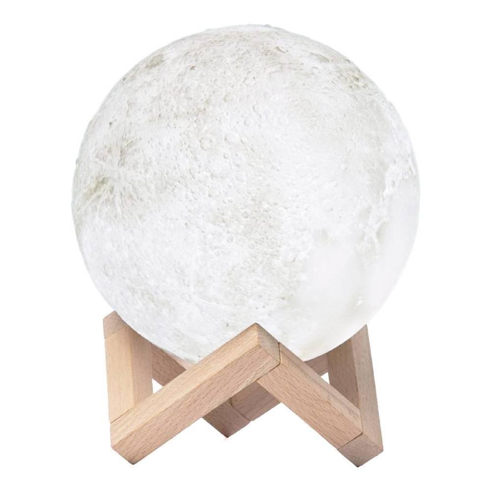 Image of Led-mondlampe Unisex Weiss 80cm