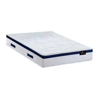 Vente-unique Ensemble 160 x 200 cm sommier coffre blanc + matelas ressorts ensachés  ép.30cm - MARQUIS de PALACIO  