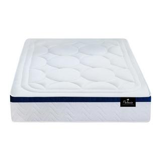 Vente-unique Ensemble 160 x 200 cm sommier coffre blanc + matelas ressorts ensachés  ép.30cm - MARQUIS de PALACIO  