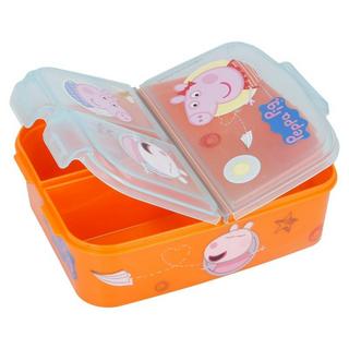 Stor Peppa Pig Lunchbox mit Fächern  