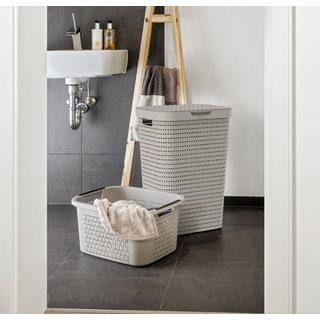 rotho  Rotho Country panier à linge 55 L Rectangulaire Plastique Blanc 