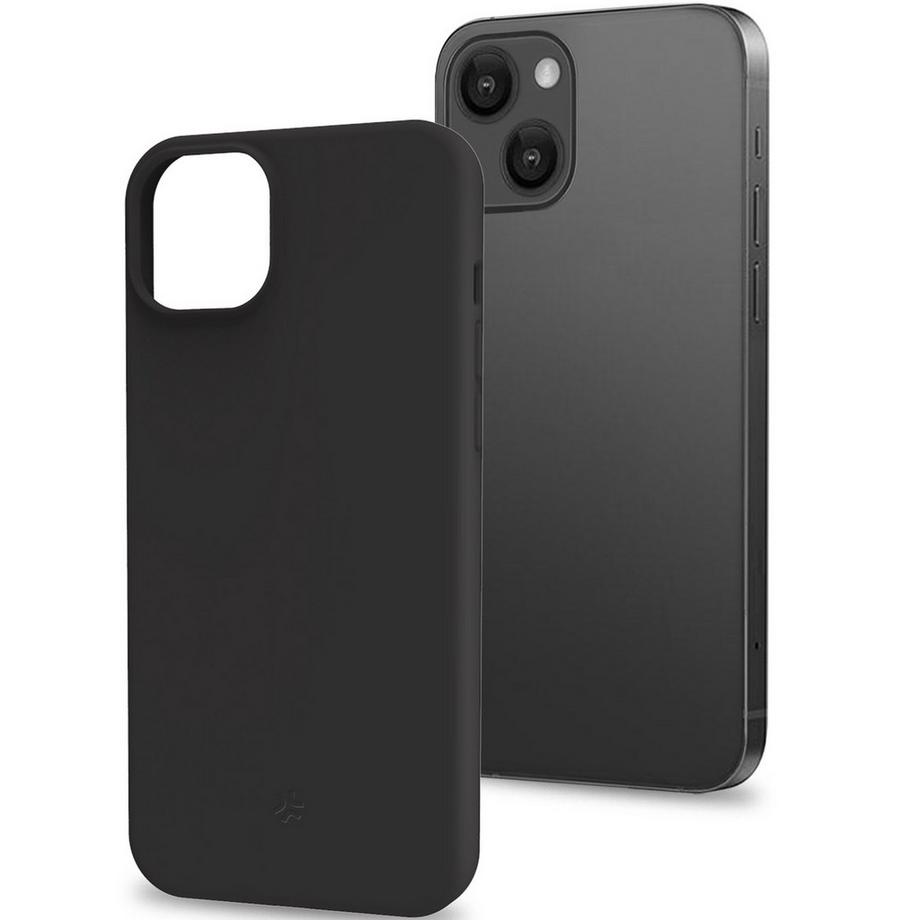 Celly  Cromo Soft Gummihülle iPhone 15 Plus Schwarz 