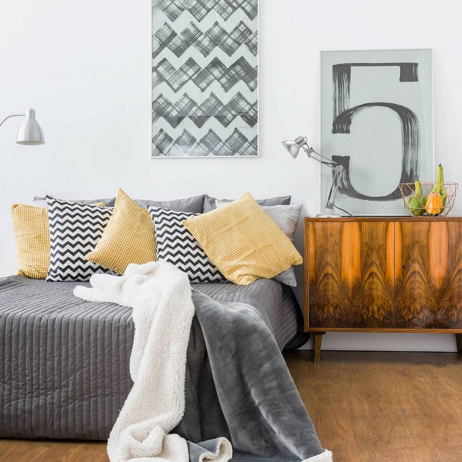 B2X Lampe de bureau rétro argentée  