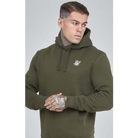 Sik Silk  Kapuzenpullover Khaki Essential Overhead Hoodie 