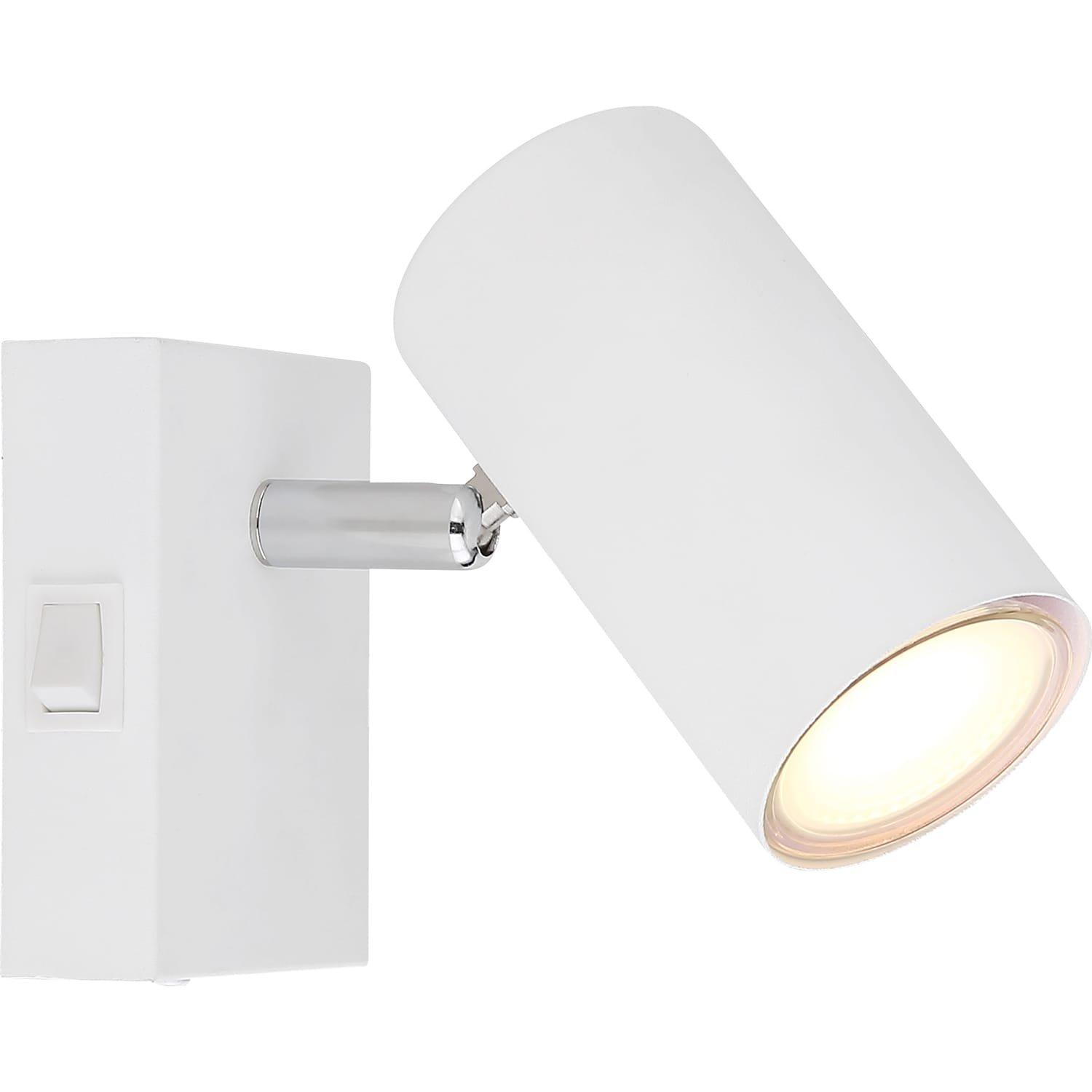 Image of Strahler Robby I Metall weiss 1xGU10 Strahler Robby I Metall weiss 1xGU10