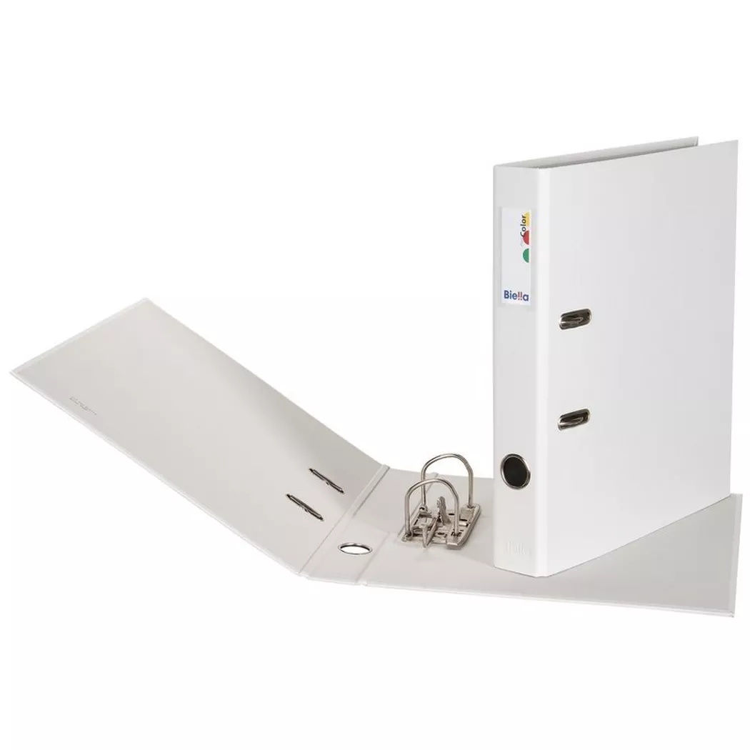 Biella – Ordner 4cm A4, 21cm, Weiss