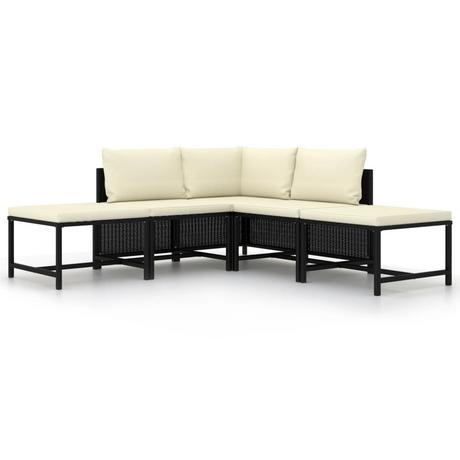 VidaXL Garten-sofa-set rattan  