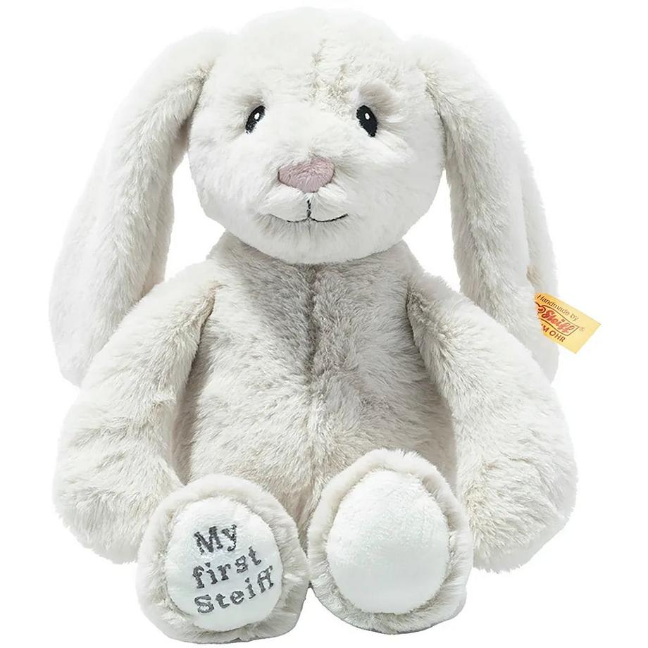 Steiff  Soft Cuddly Friends My first Steiff Hoppie Hase Hellgrau (26cm) 