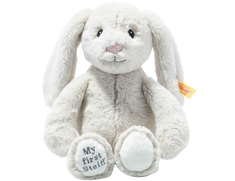 Steiff  Soft Cuddly Friends My first Steiff Hoppie Hase Hellgrau (26cm) 