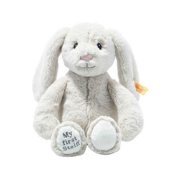 Soft Cuddly Friends My first Steiff Hoppie Hase Hellgrau (26cm)