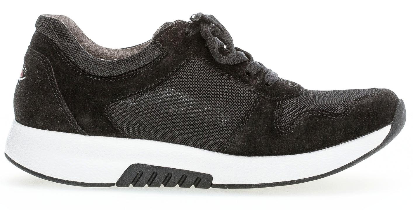 Image of 76.946.47 - Leder Wandersneaker Damen Schwarz 37