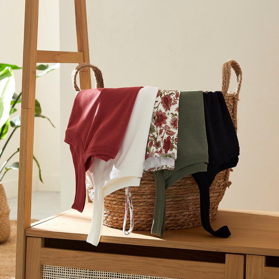 La Redoute Collections Geripptes ärmelloses Top Rundhalsausschnitt  