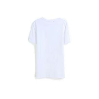 Bellemere New York  T-shirt in cotone mercerizzato con grande scollo a V 