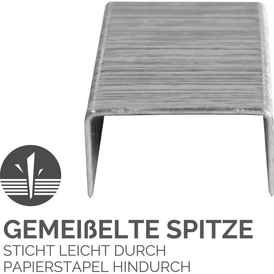 Fellowes Heftklammer 26/6 5000 Stück  