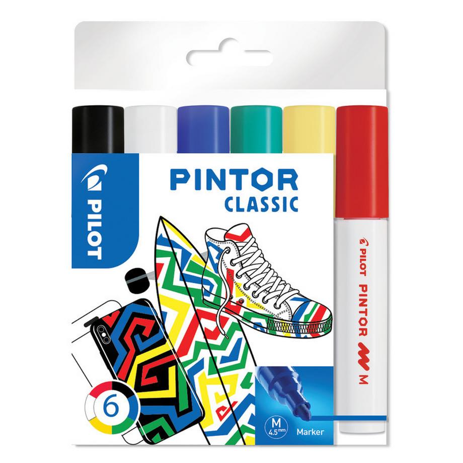 Pilot PILOT Marker Set Pintor M S6/0517412 6 Farben standard  