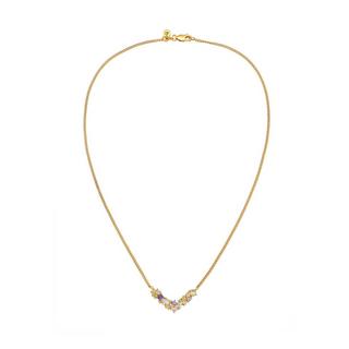 Elli  Halskette Mondstein Topas Amethyst 925 Silber 