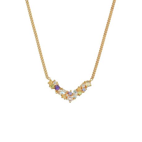 Elli  Collier Mondstein Topas Amethyst 925 Silber 