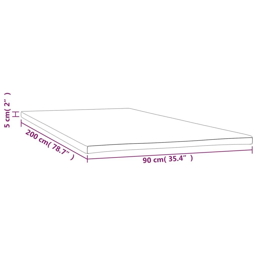 VidaXL Sur-matelas tissu  