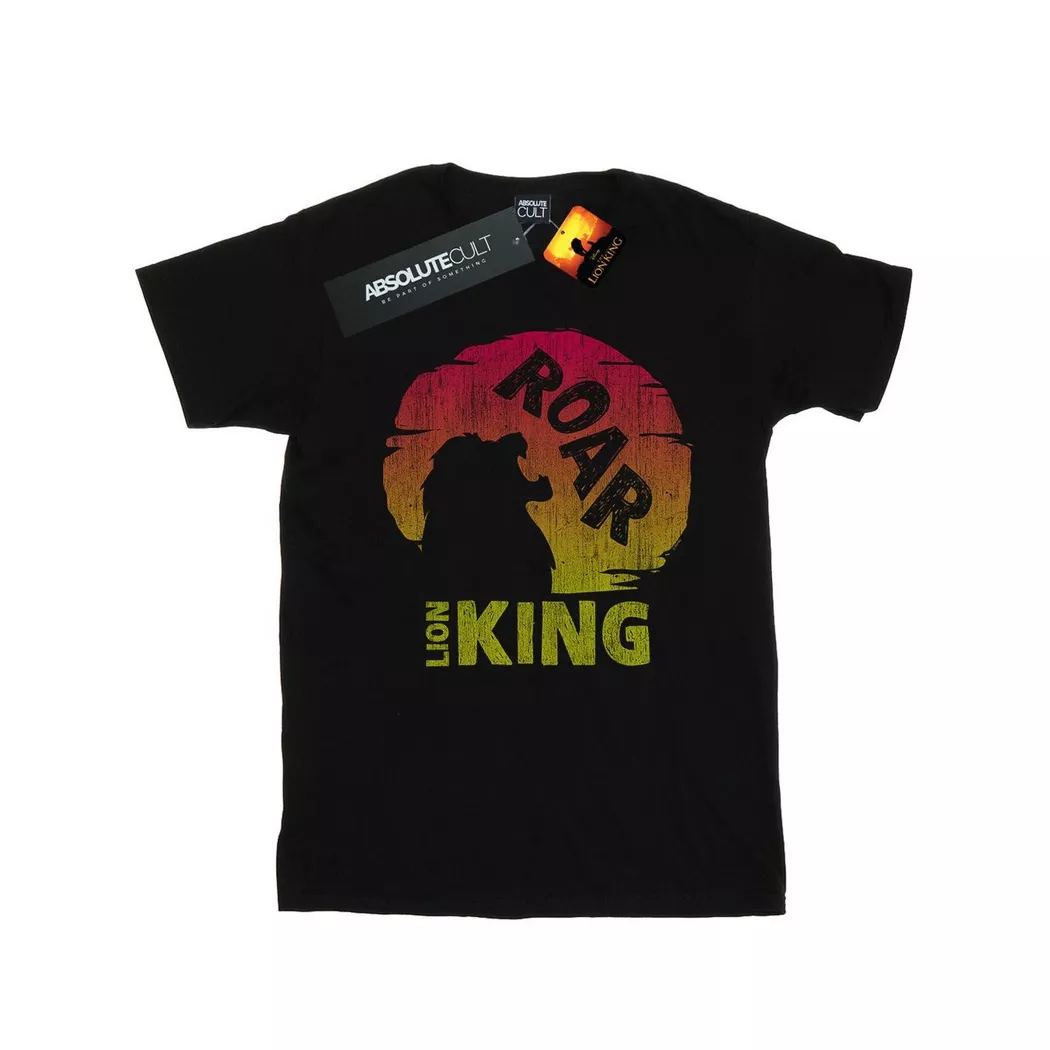 Disney - The Lion King Roar TShirt, für Damen, Schwarz, Größe XL